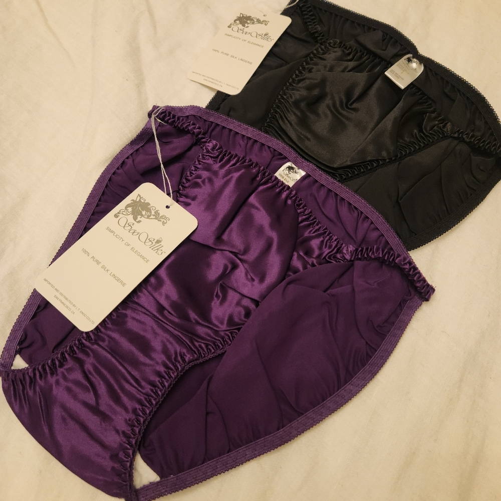 NWT 100% Silk Panties